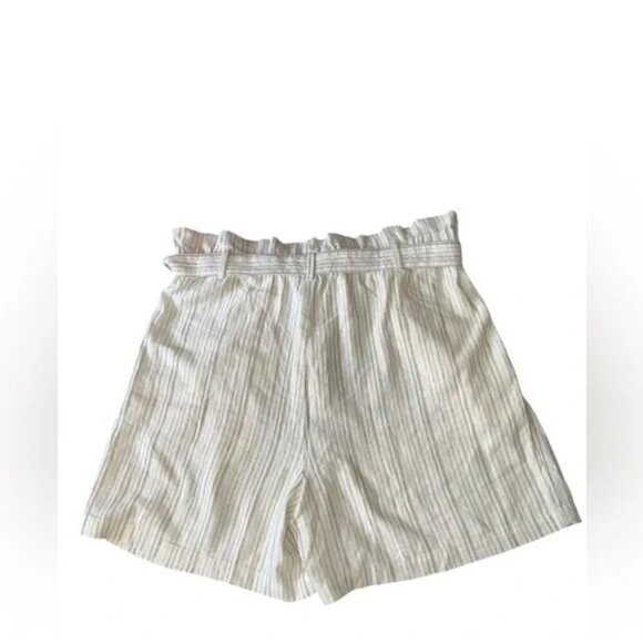 BANANA REPUBLIC Linen Blend Paperbag Short Size 16 - Picture 3 of 7